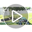 Sunnydaze Garden Cart with Wheels - Garden Stool on Wheels - Rolling Gardening Seat with Extendable Handle - Swivel Seat - Red