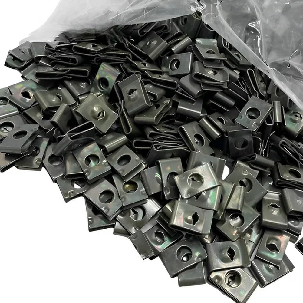 EMSea - 20 occhielli per viti e veicoli, per inserire dadi espandibili in plastica, clip di fissaggio universale per barca, auto, foro 7 x 7 mm