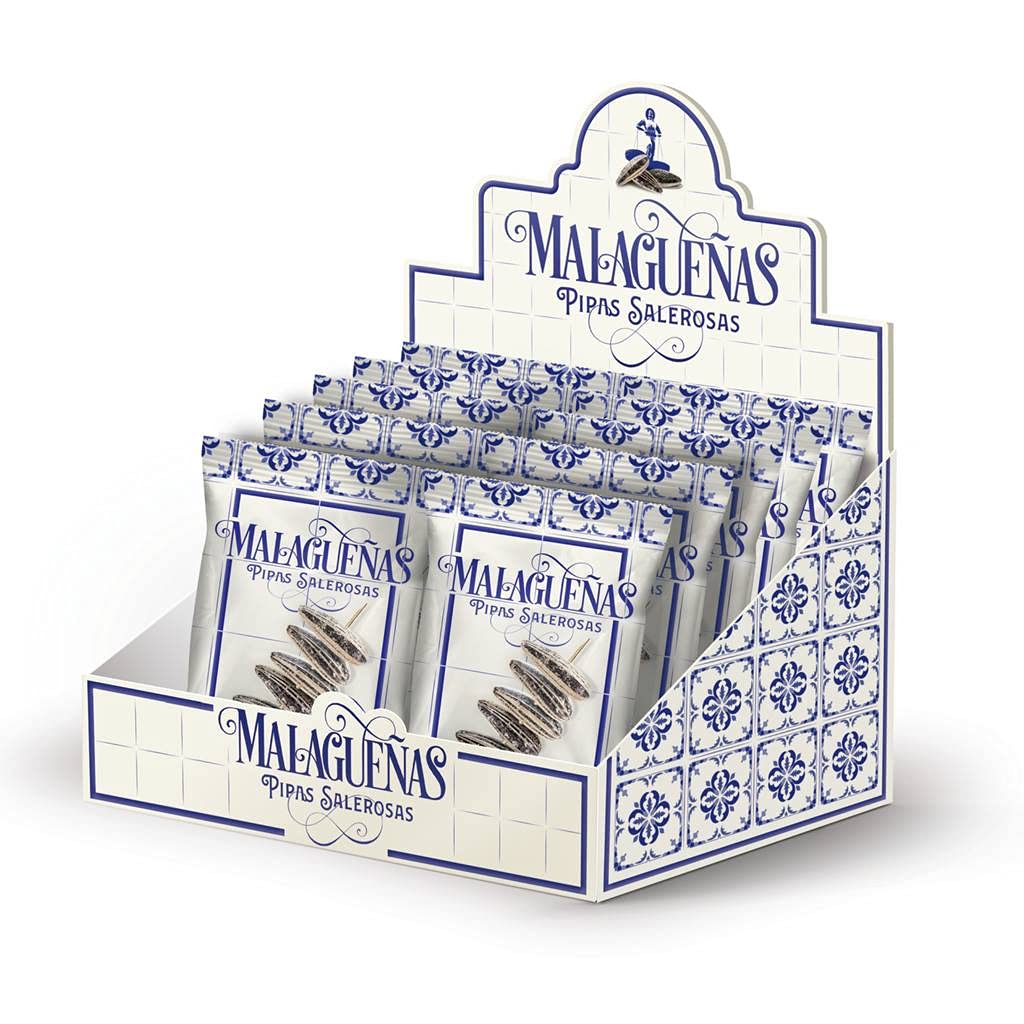 Pipas Malagueñas Con Sal - Caja con 10 Unidades de 120g