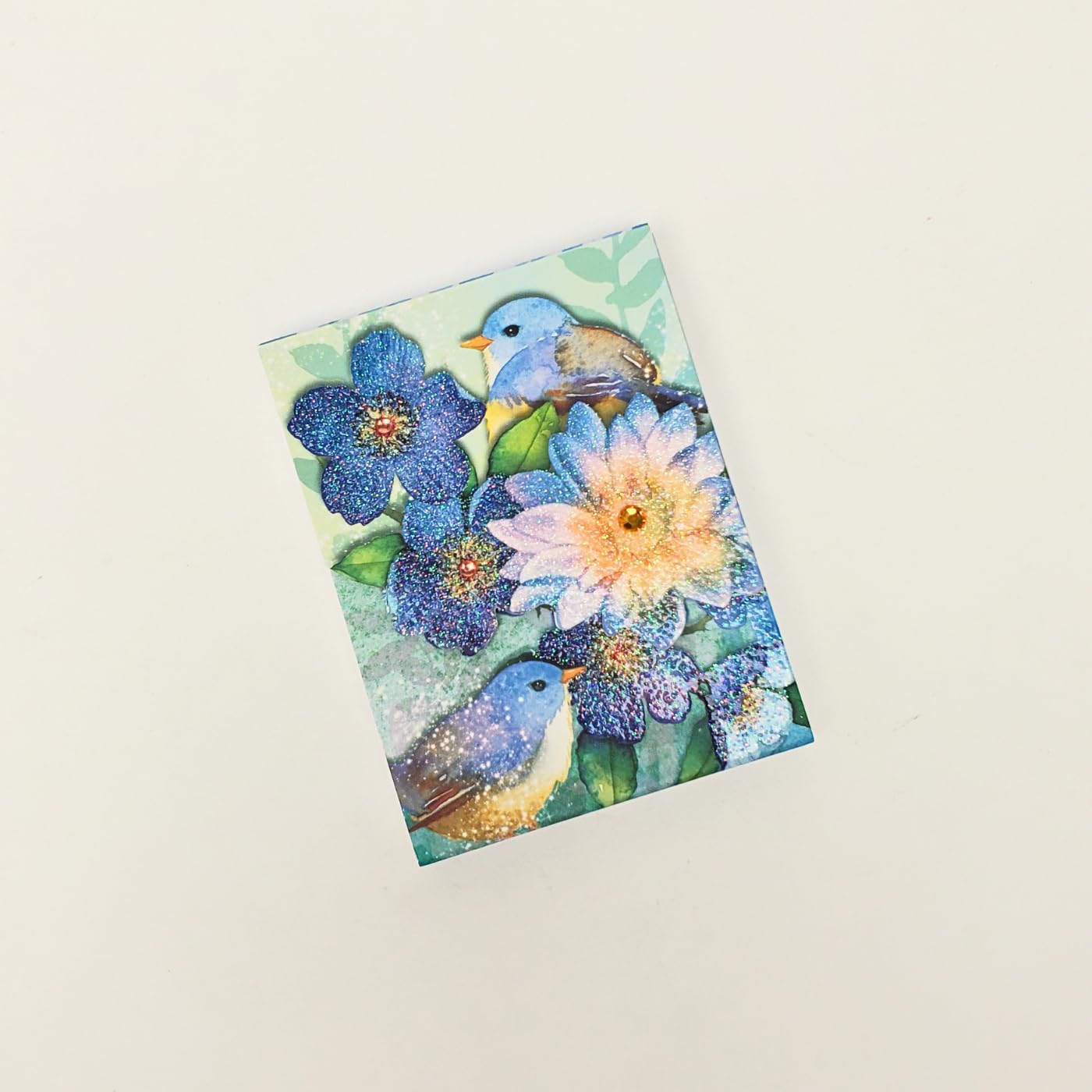 Punch Studio Flip-Top Notepad - Lotus Birds -3 Punch Studio Flip-Top Notepad - Lotus Birds -3