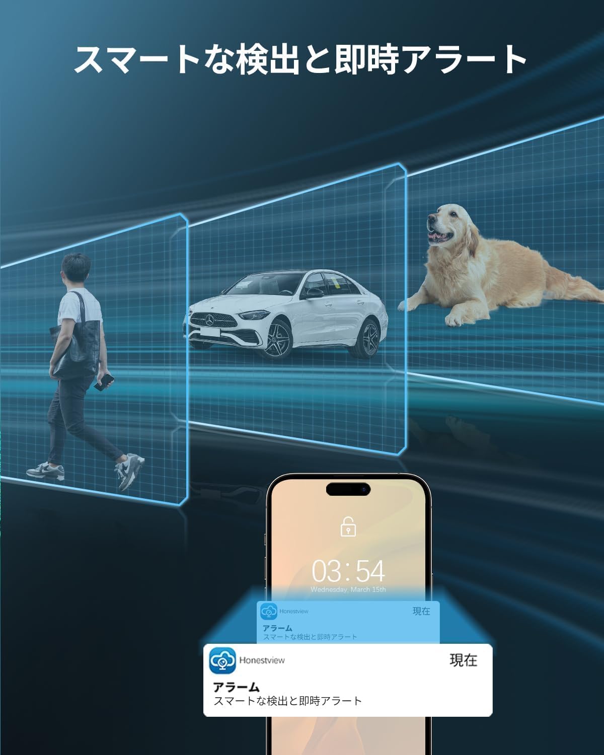 Amazon.co.jp: 【カラー暗視撮影＆投光威嚇】OHWOAI ワイヤレス防犯