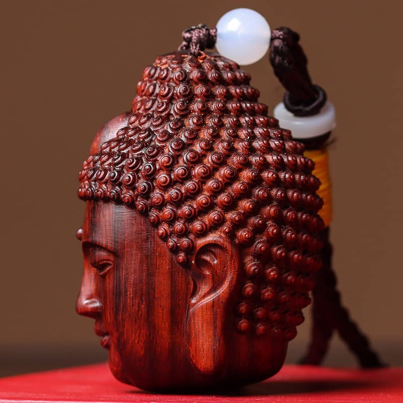 Amazon｜仏像 柘植 つげ 木彫り お守り 彫刻 風水グッズ 二面