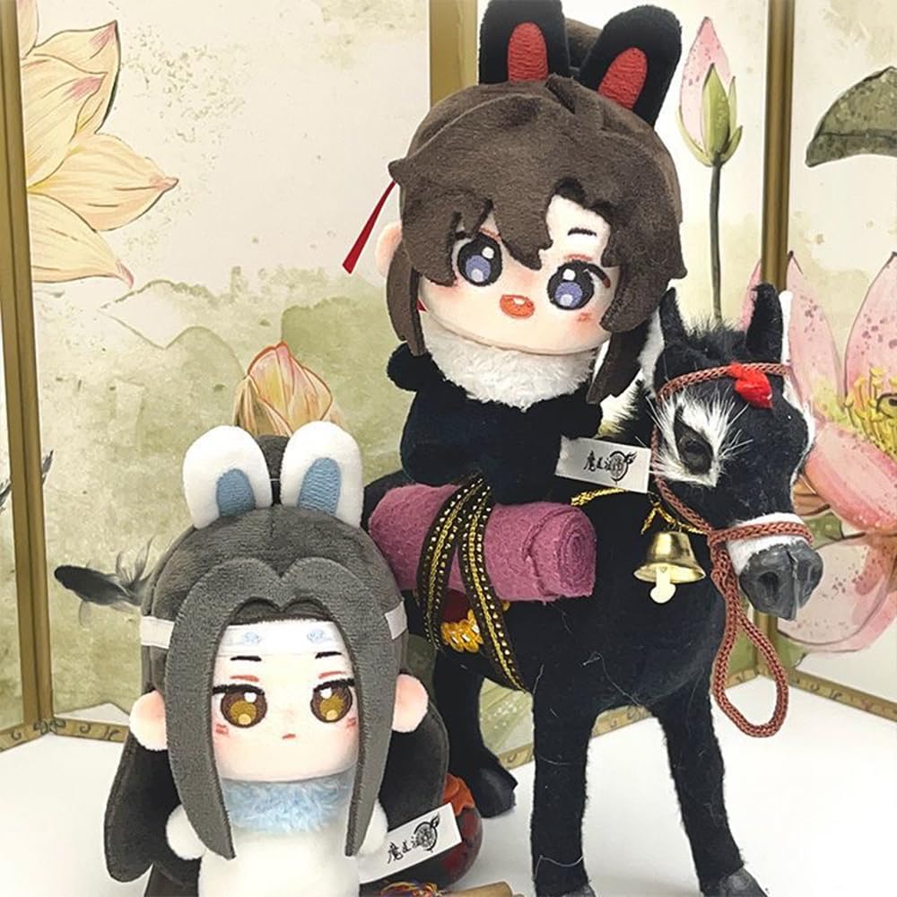 DEXSHUN 2pcs Wei Wu Xian Soft Figure Anime Colgante Llavero