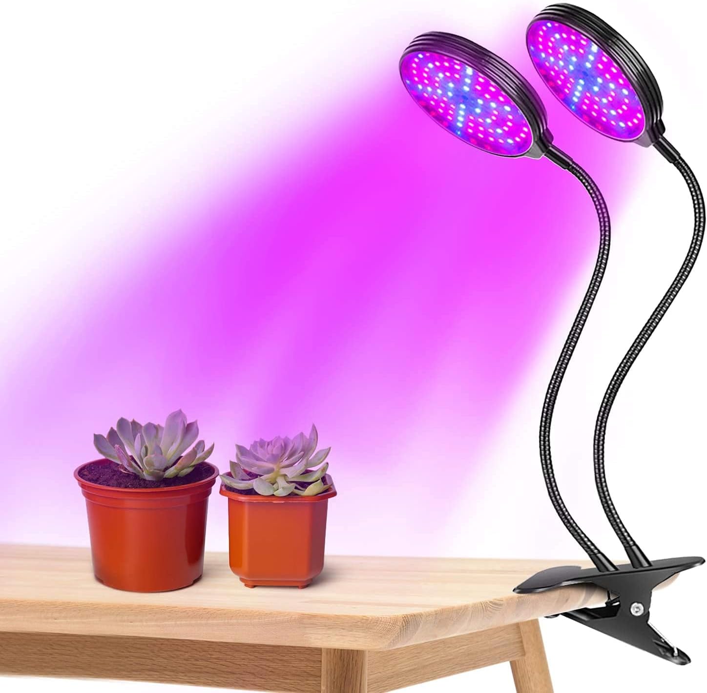 Grow Lights for Indoor Plants,30W Dual Head Indoor Plant Light with 78