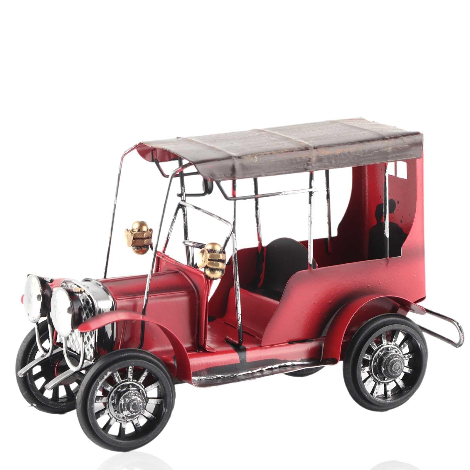 Modelo de Metal Clásico Coleccionable Mini Coche Antiguo para Hogar y Escritorio