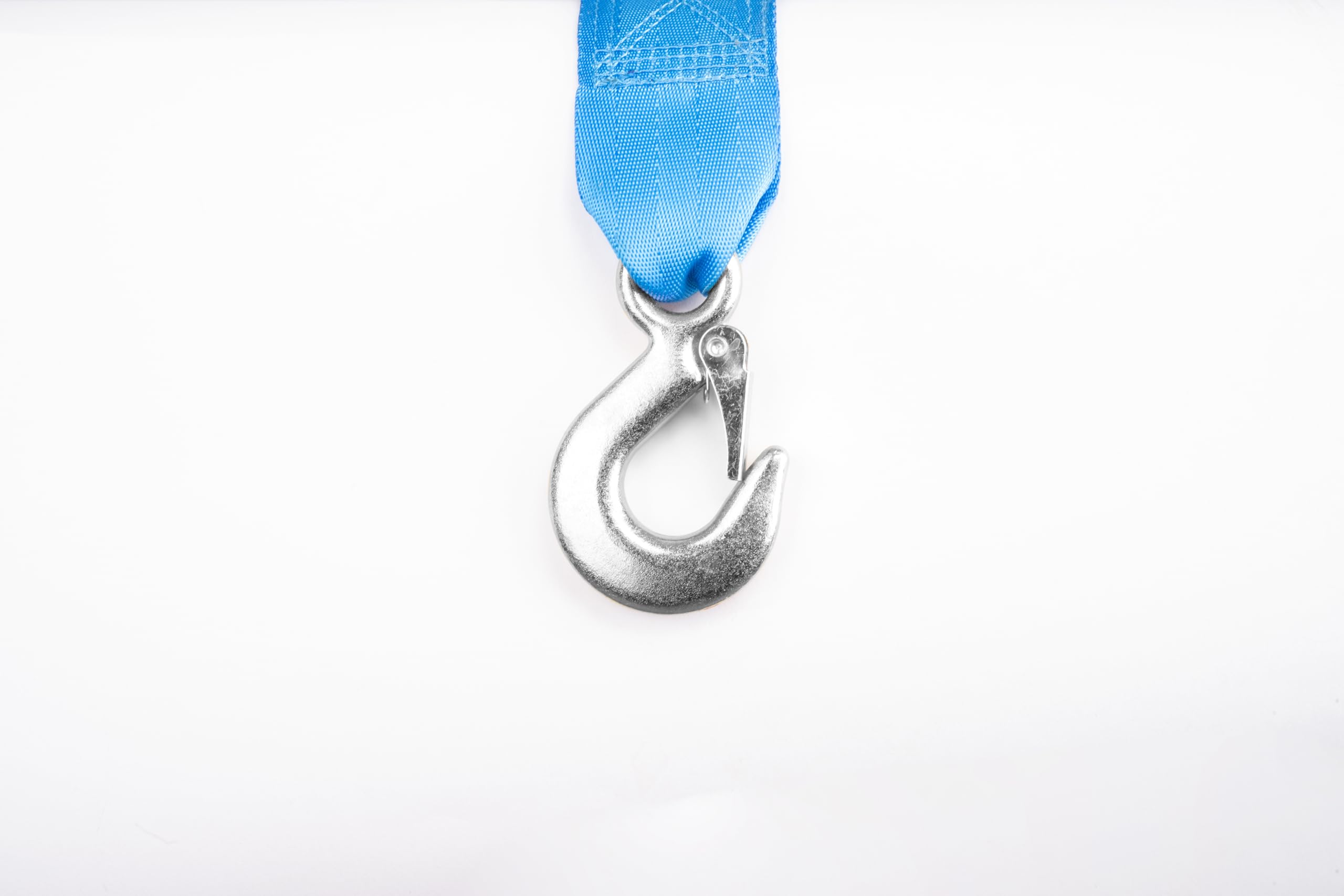 Güde Cabrestante GGHW 900/8 (900 kg de fuerza de tracción, 8 m de longitud de la correa, 5 cm de ancho de la correa, gancho de carga con apertura de gota, palanca de bloqueo, manivela con mango suave,