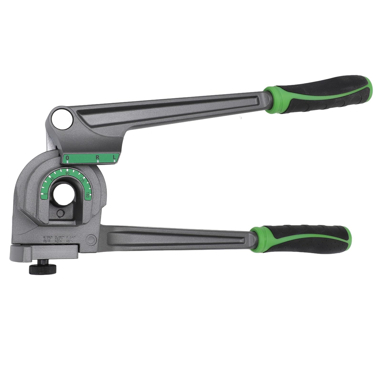 Zerodis 3 w 1 Giętarka do Rur 180 Stopni 1/4 3/8 1/2 Cala średnicy Zewnętrznej Narzędzie do Gięcia Rurek Rur Miedzianych Aluminiowych Stalowych z ergonomiczną rączką i Spustem
