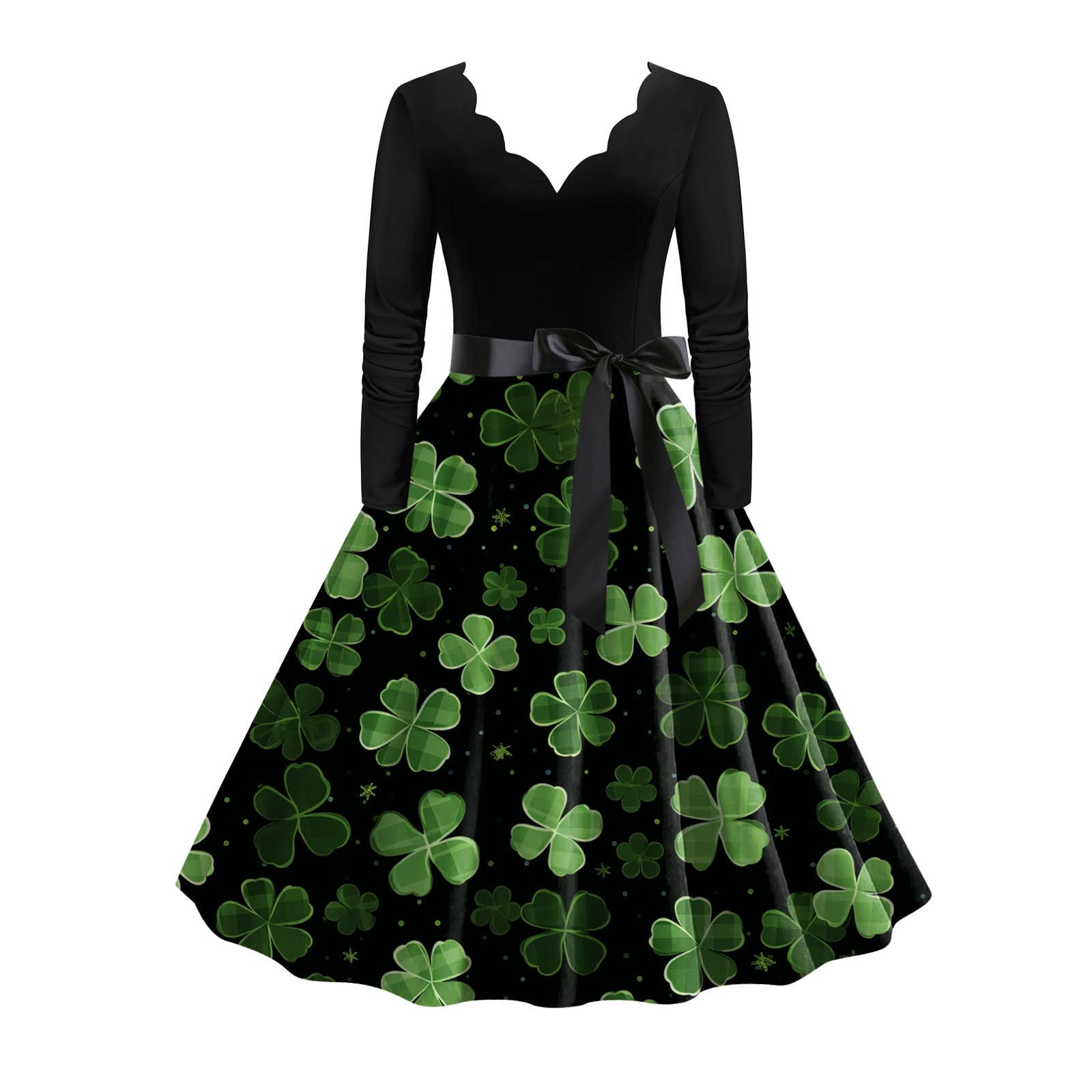 Luoluoluost Patricks Day Dress For Women Green Shamrock Dress Irish |  Desertcart Brunei