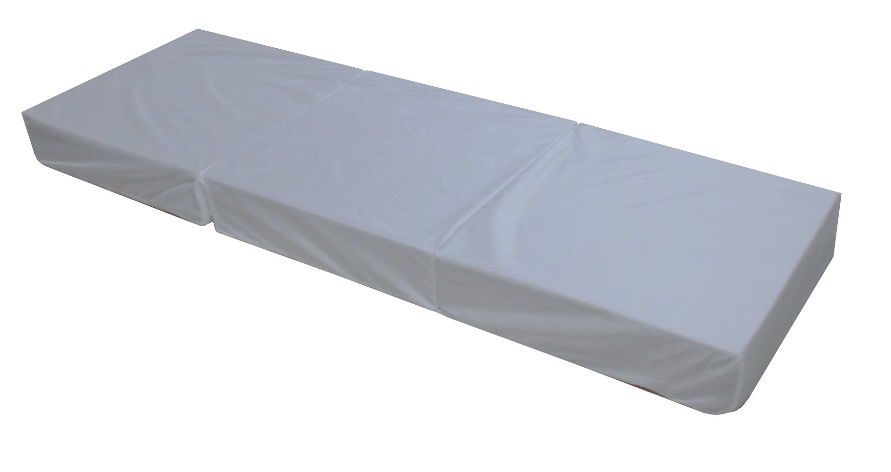 Pouf Letto Pieghevole Singolo - Salvaspazio, Microfibra Rossa, Made In Italy, 65x195cm Aperto - Foto 5