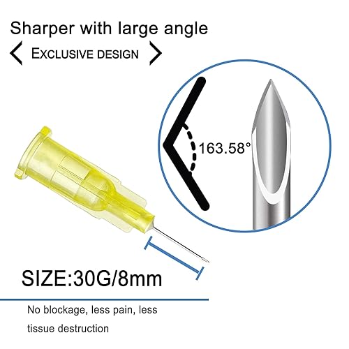 Miniatura 2 de Careach 30Ga-516 pulgadas 100 piezas 18Ga 20Ga 21Ga 22Ga 23Ga 25Ga 27Ga 30Ga 32Ga