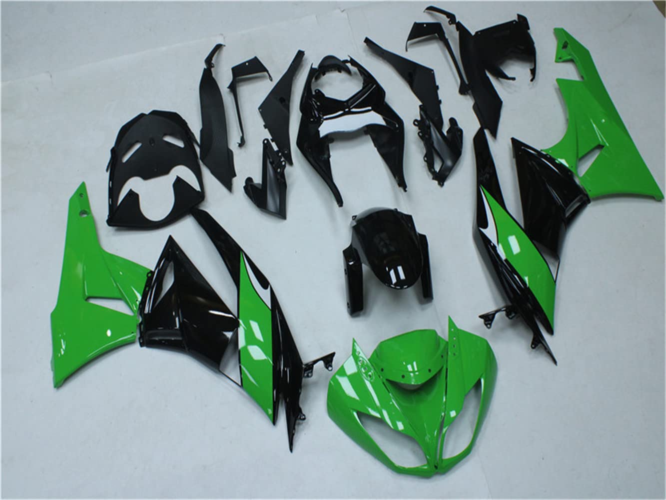 Amazon.com: NT FAIRING Green Black Fairing Fit for Kawasaki