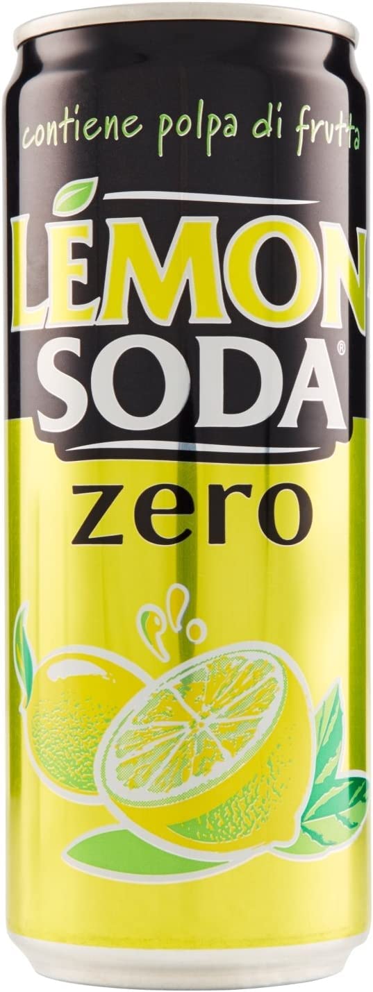 24x canette de Lemonsoda zero 330ml Campari Group Lemon Soda Lemon Italian