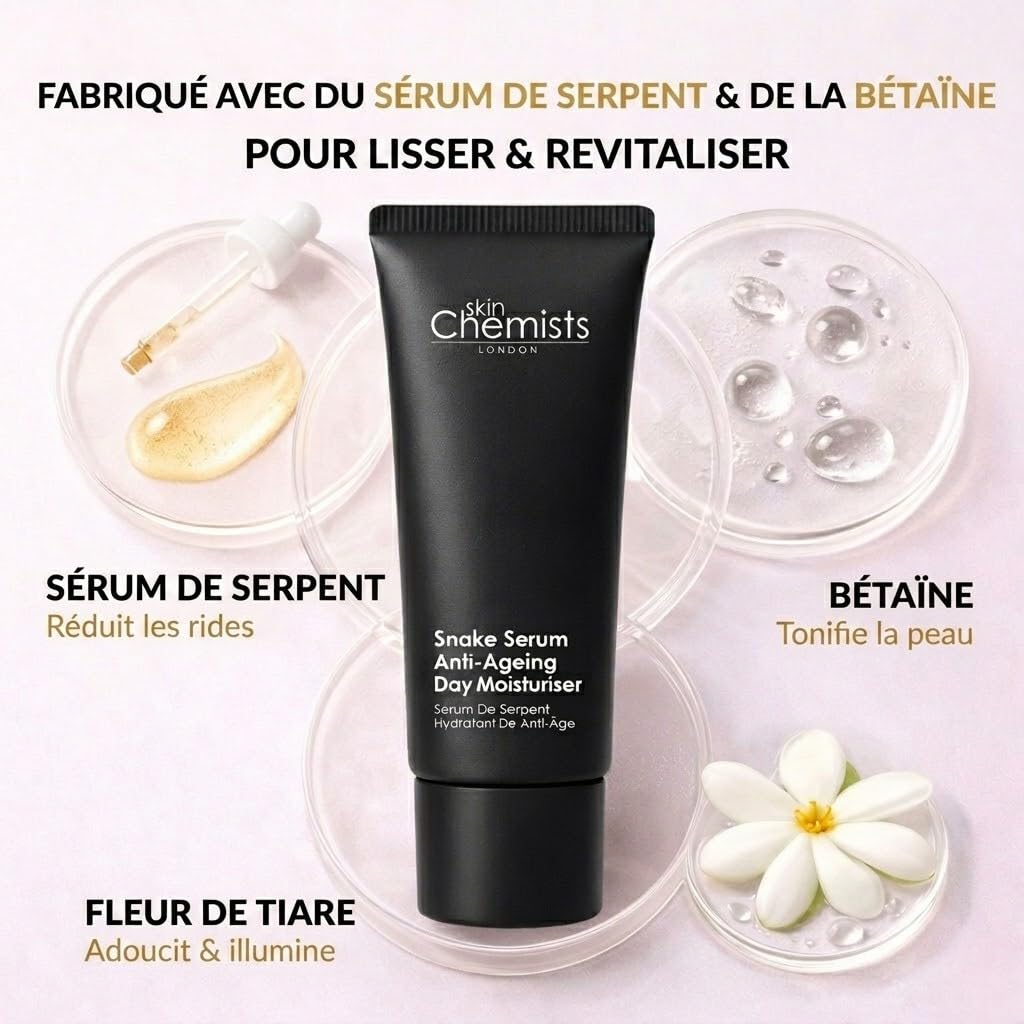 skinChemists Snake Serum Anti-Ageing Day Moisturiser 50ml