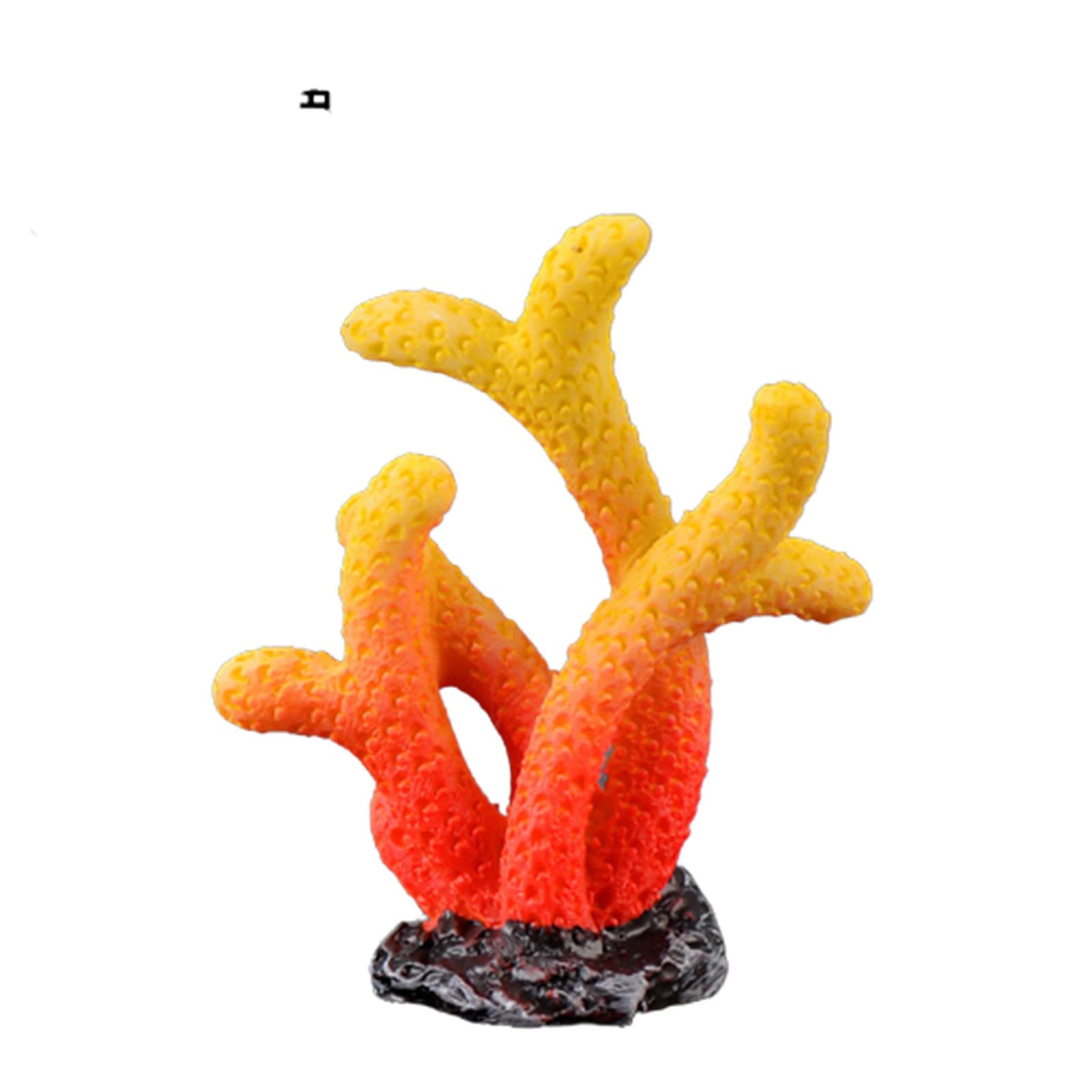 Decoración de coral artificial para acuario, decoración de pecera de resina, adornos de acuario de paisaje acuático y plantas de coral para decoración de peceras