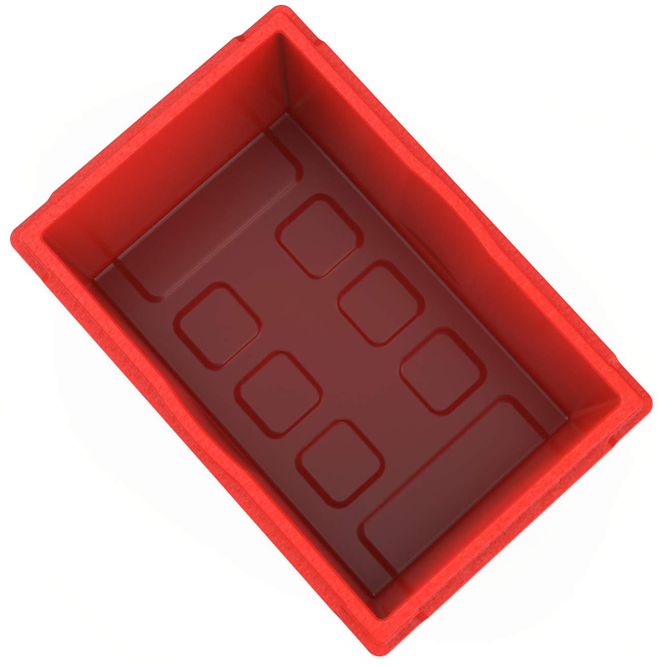 Set da 3 pezzi Professional GN 1/1 rosso 48L – Contenitore termico per cibo, scatola di polistirolo alternativa, contenitore caldo e frigo, igienico, HACCP Ready, resistente a temperature da