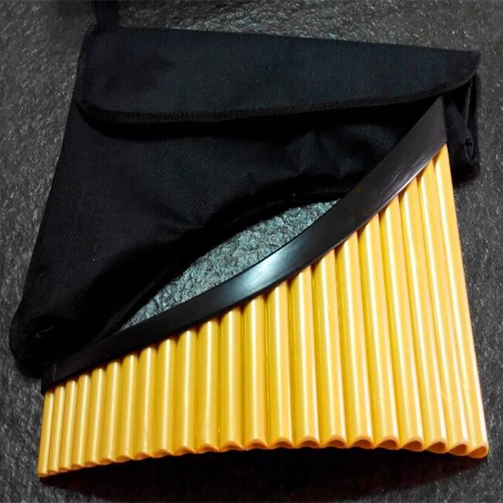 Panflute De avec Base De Clé G, 22 Tubes ABS Panpipes en Plastique, Flûte De Pan De Roumanie Instrument De Musique