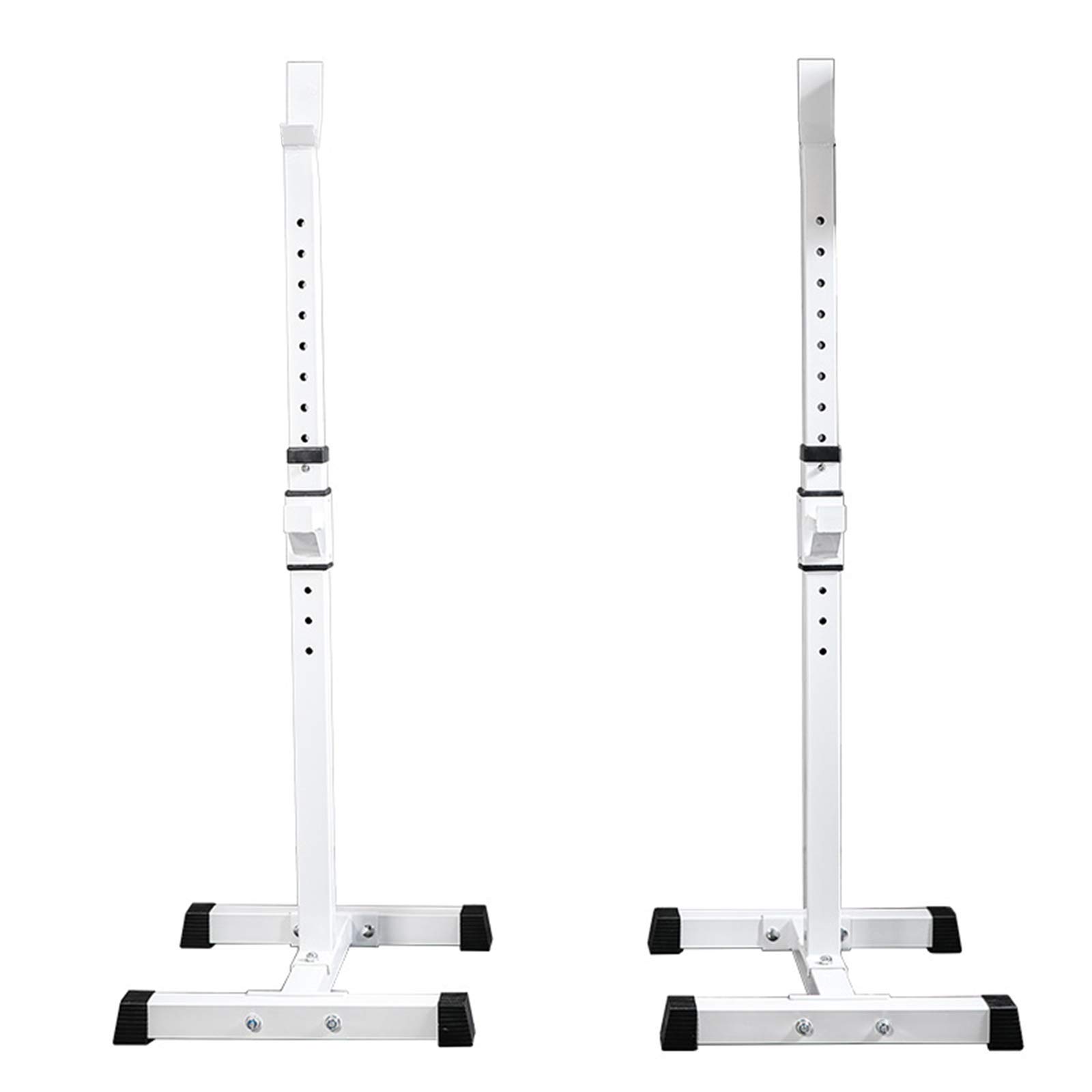 OTQEFTN Portable Dumbbell Racks Sturdy Steel Squat Rack Barbell Bench Press Stands Home Gym Dipping Station