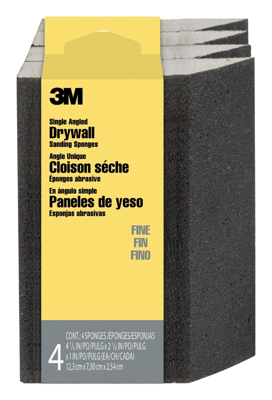 3M Angled Sanding Sponge - Fine Grit -1 3M Angled Sanding Sponge - Fine Grit -1