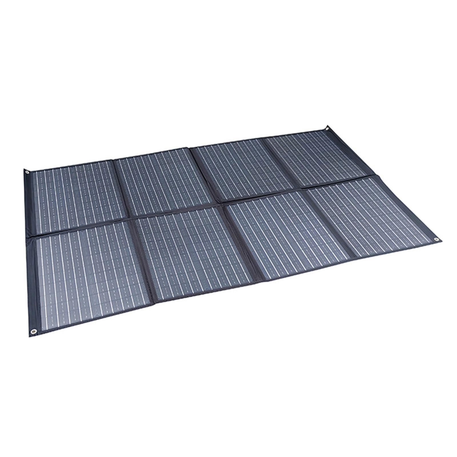 Panel solar plegable de 200 W, resistente al agua, 8 paneles solares fotovoltaicos plegables para teléfonos móviles, portátiles, teléfonos móviles, bancos de energía
