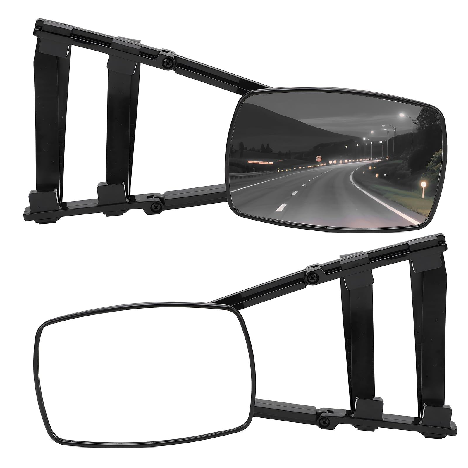 Photo 1 of YSFER Clamp-On Tow Mirrors, 2-Piece Set