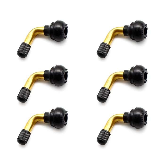 Buy MYLERCT 6 Pcs Tubeless Tire Valve, 90 Degree Stem Tyre Valve