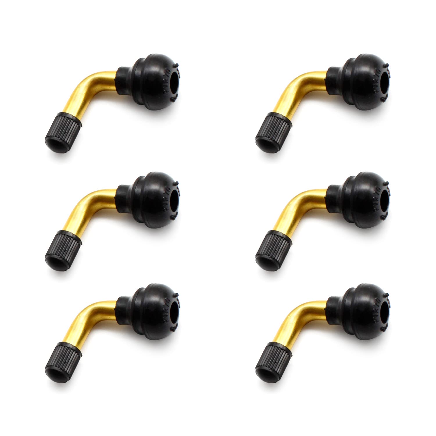 Buy MYLERCT 6 Pcs Tubeless Tire Valve, 90 Degree Stem Tyre Valve