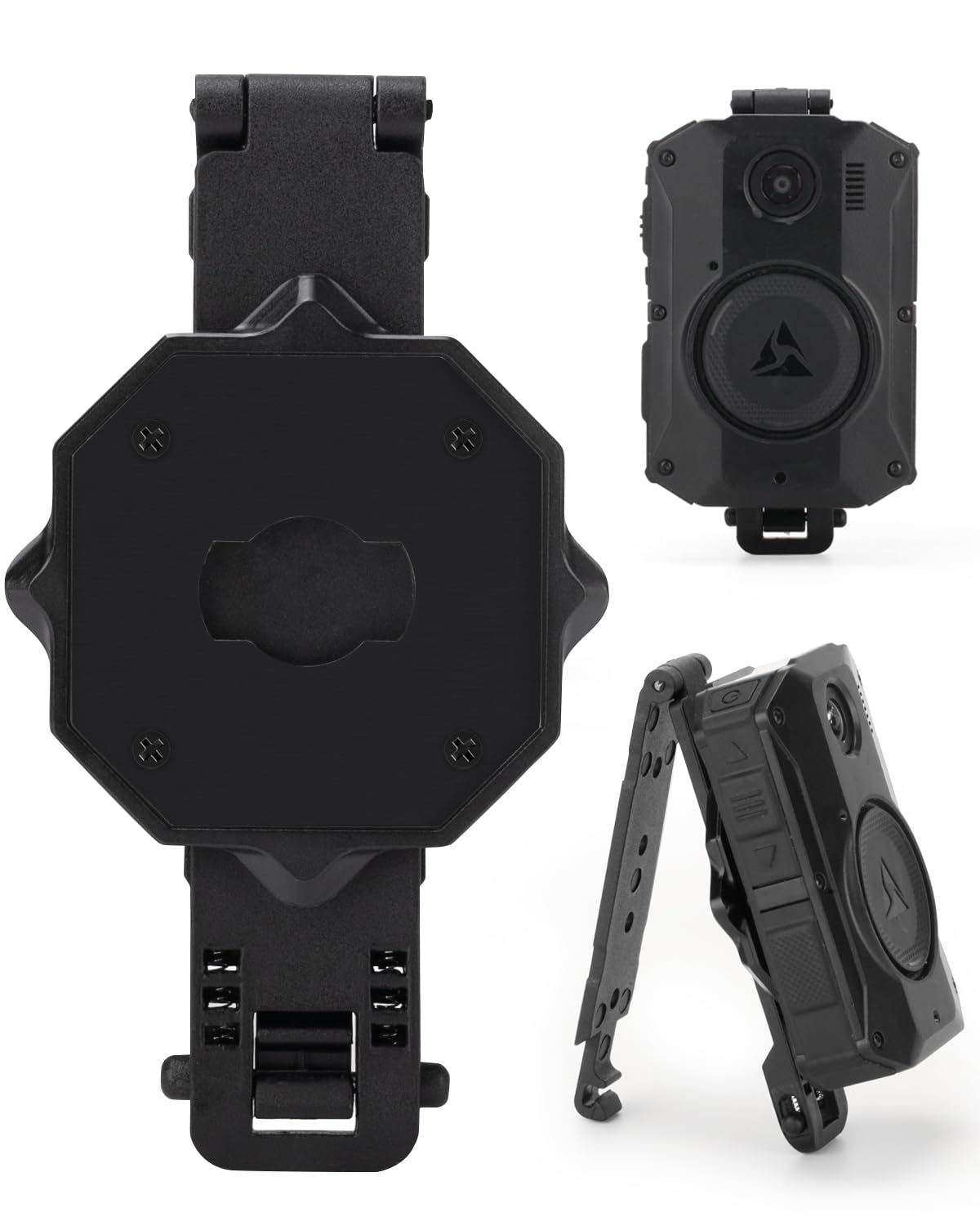 WEIGUZC Molle Camera Mount Compatible with Axon Taser Body 2/3/4 Black