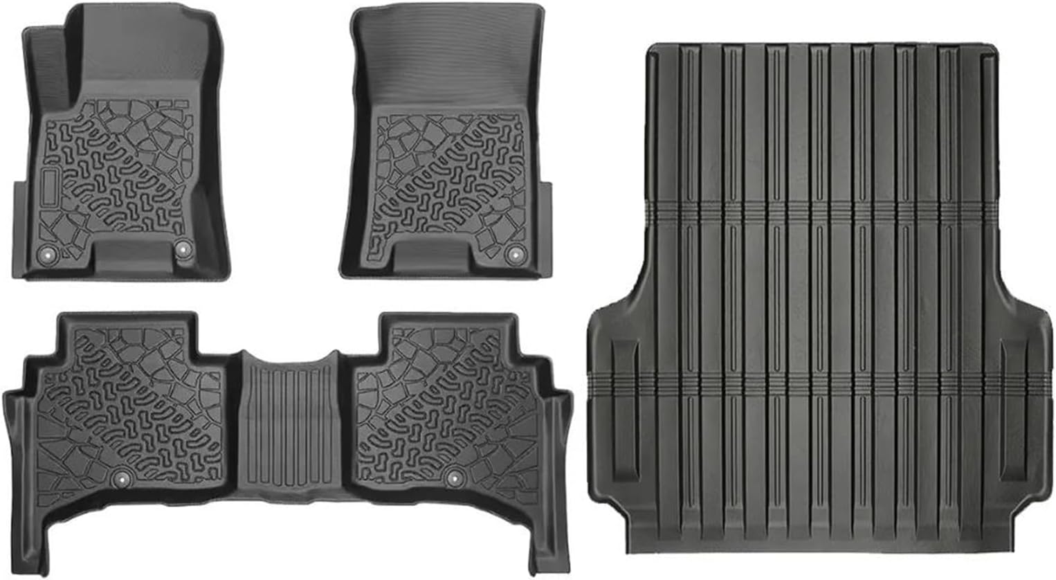 Carpet Car Mat Car Floor Carpet For KIA For Tasman 2025 LHD Full Coverage Floor Mats All Weather Liners Mat Protection Set Boot Liner Trunk Pad Non-Slip Floor Mats(Set 1)