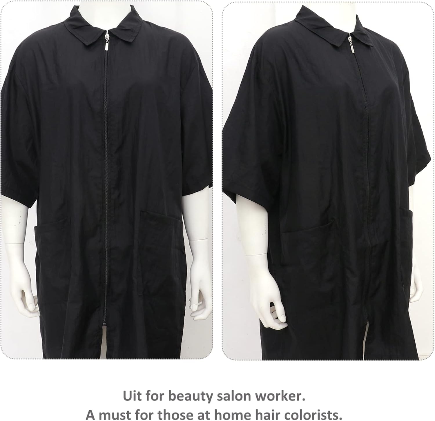 Mobestech Hair Dye Clothes Short Sleeve Hair Smock with Waterproof Fabric and Practical Pocket for Salon Treatment Xl - Image 3