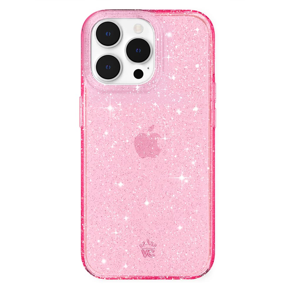 VELVET CAVIAR for iPhone 14 Pro Max Case Pink Glitter - 10ft Drop Tested - Stardust Sparkly Bling Cases
