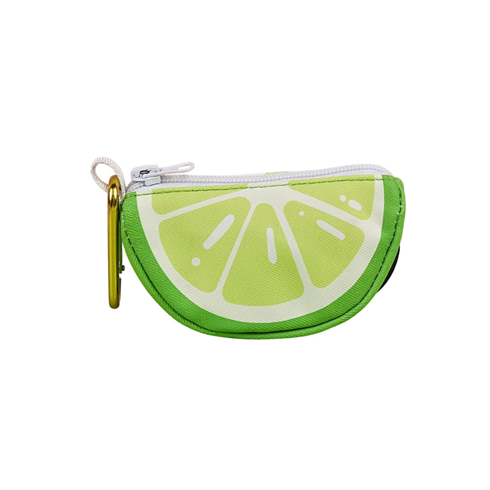 NEWFT Fruit Printing Pet Waste Bag Holder Dog Walking Trash Bag Dispenser Poop Bag Holder Outdoor Pet Waste Bag Organizers