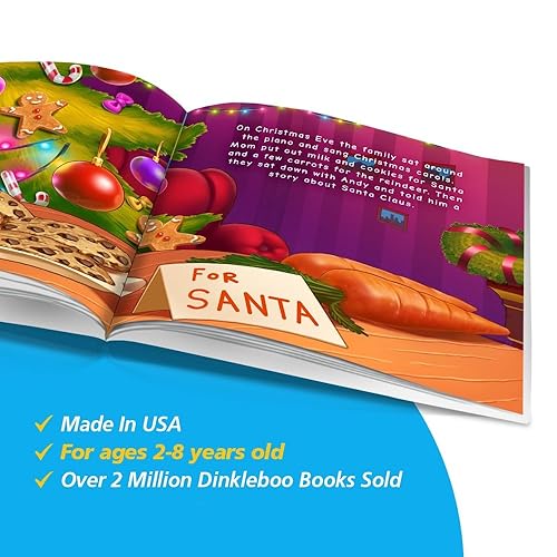 Miniatura 3 de Libro de cuentos personalizado de Dinkleboo - "Primera Navidad" - para niños de 0 a 8 años - Una historia sobre la primera Navidad de tu hijo -