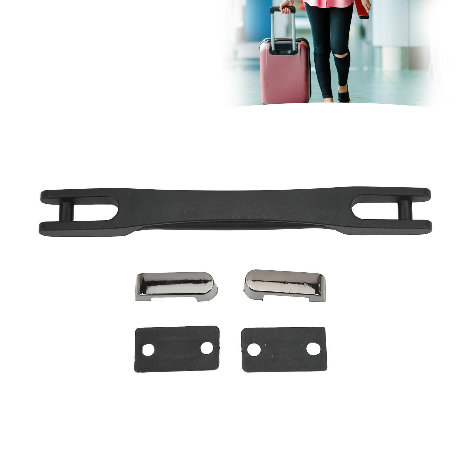 Luggage Handle, 21.5cm /8.5in Plastic Luggage Case Handle Spare Strap Handle Grip Replacement Accessories Carry Handle for Suitcase Box Luggage Case