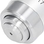 HERCHR 40X Microscope Lens Achromatic Objective 160/0.17 High Magnification Silver Microscope Objective Lens 0.65mm Aperture