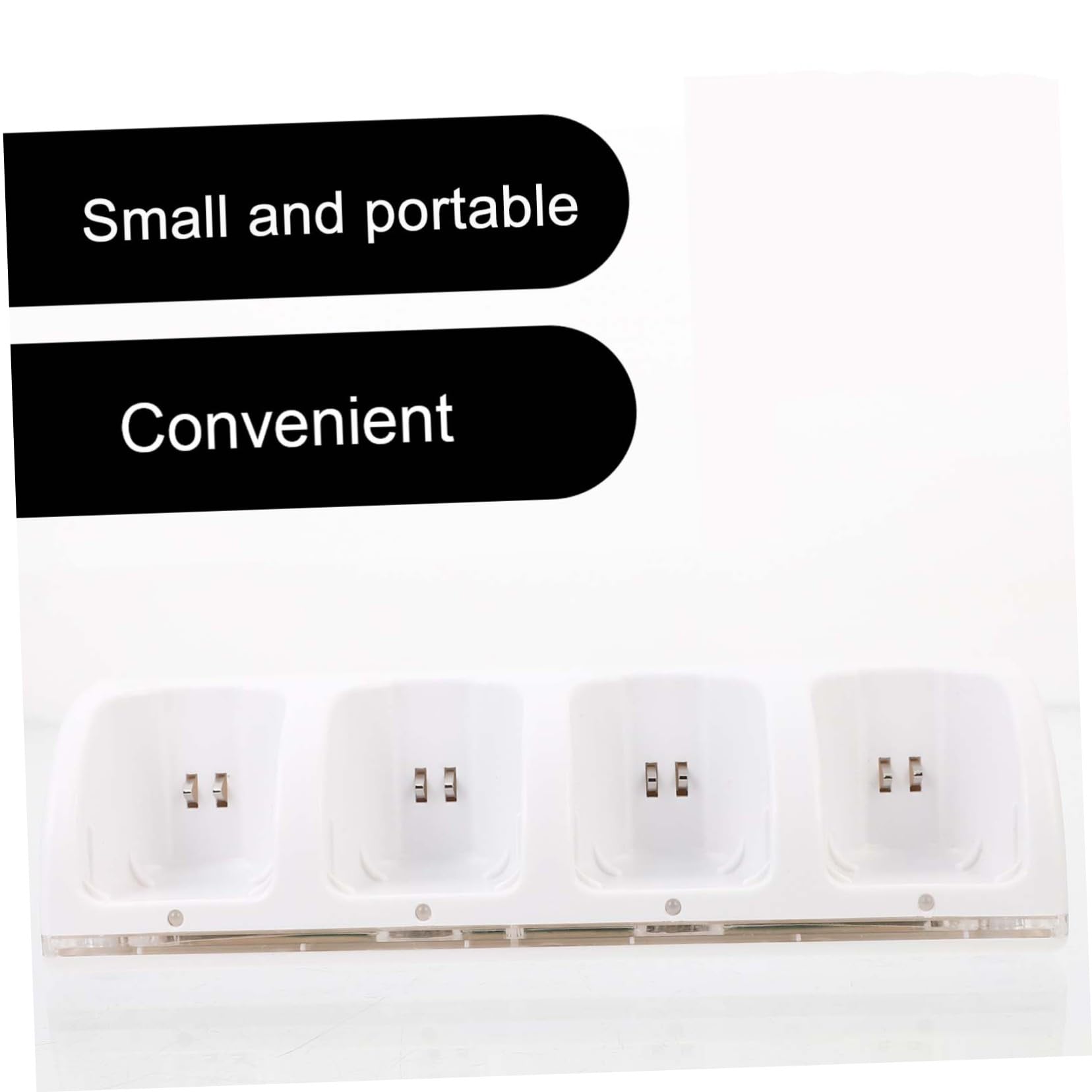 1 Ensemble Chargeur de Batteries Intelligent à Fentes pour Station de Charge Pratique et Compacte Charge Rapide et Accessoire Compatible avec Télécommandes