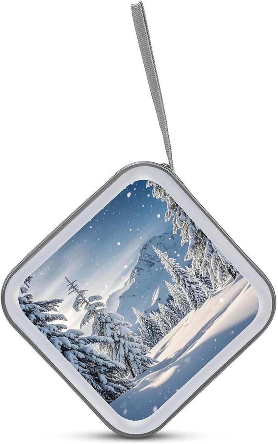 Winter Skiing CD Case CD Storage Box DVD Sleeves