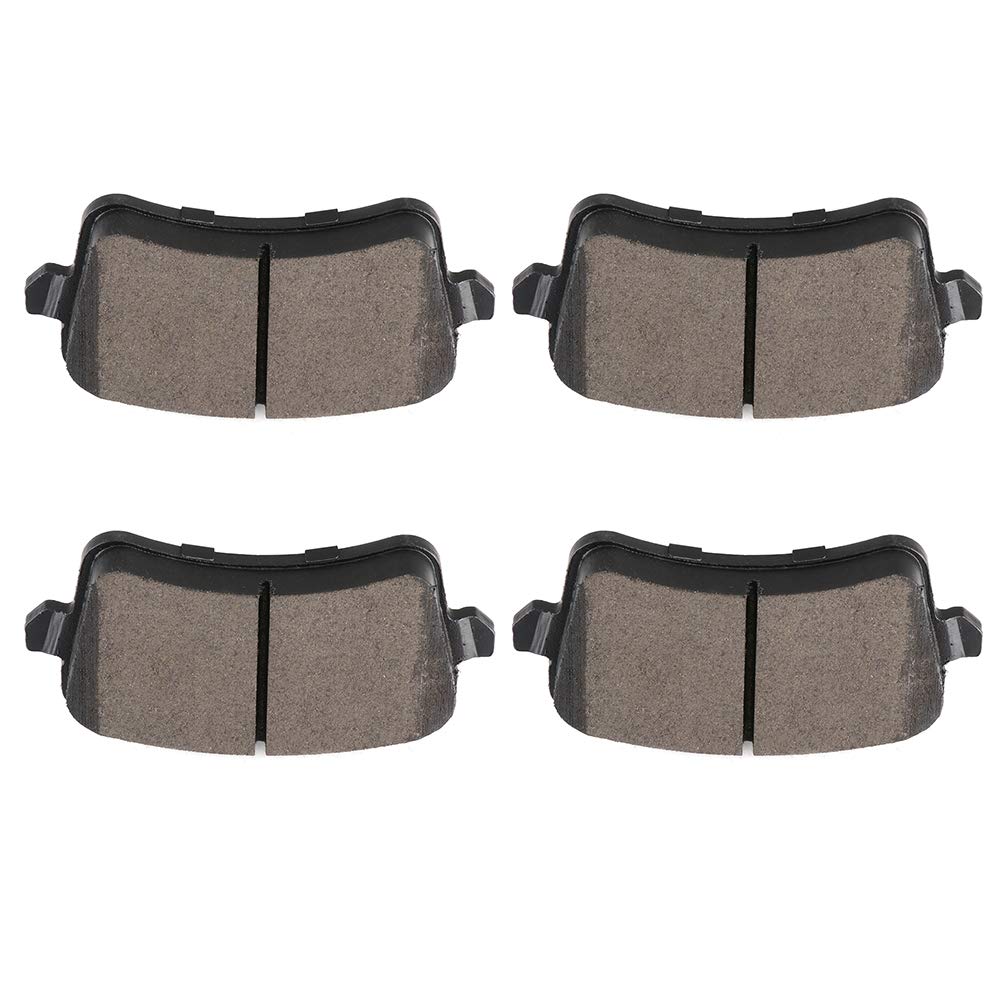 cciyu D1386 Professional Ceramic Rear Brake Pads Set fit For Audi A4,A4 allroad,A4 Quattro,A5,A5 Quattro,allroad,Q5,S4,S5