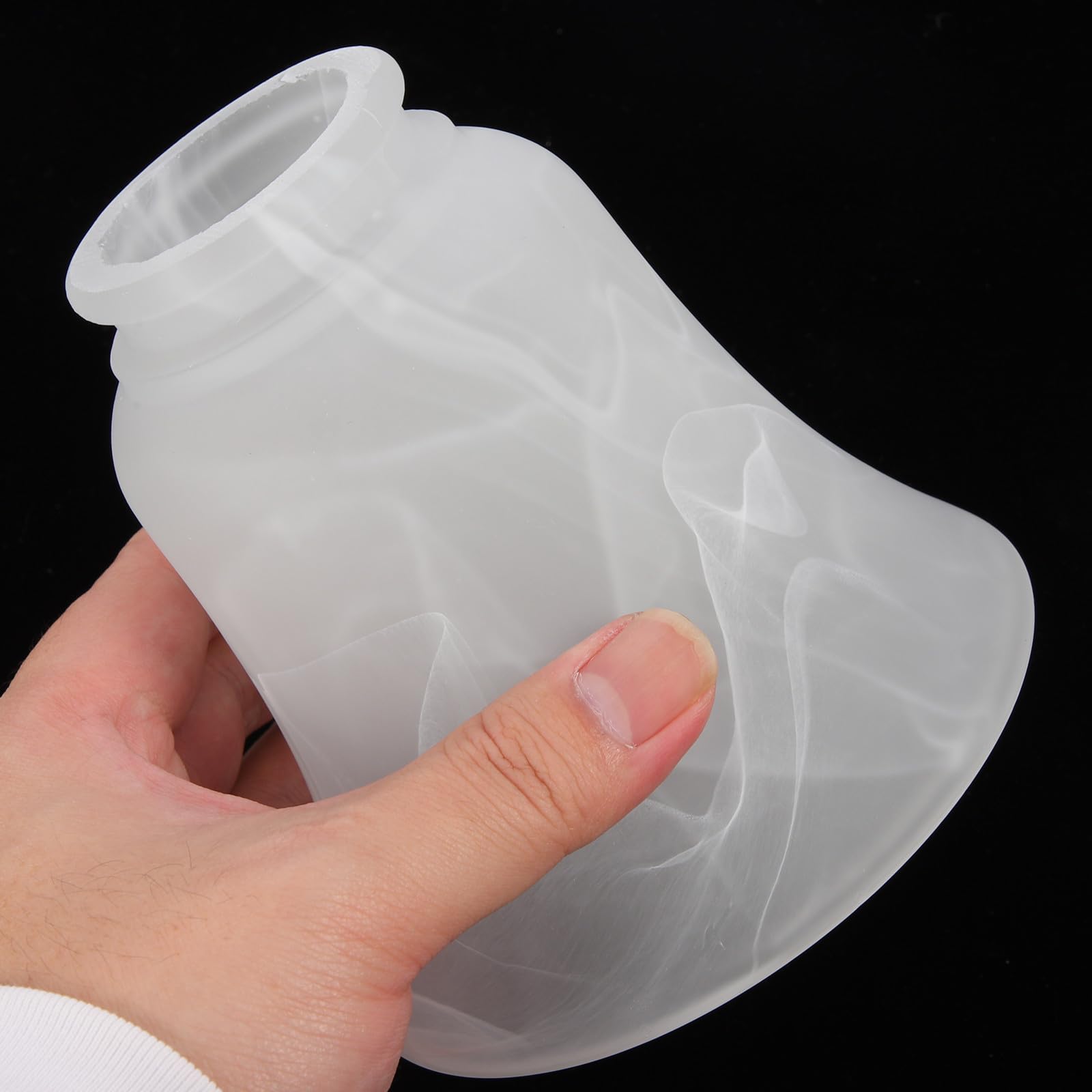 Pantallas de Pack de 2 Piezas Diseño y Estructura Resistente de Color Blanco para Lámpara Colgante E27 para Lámparas de Techo