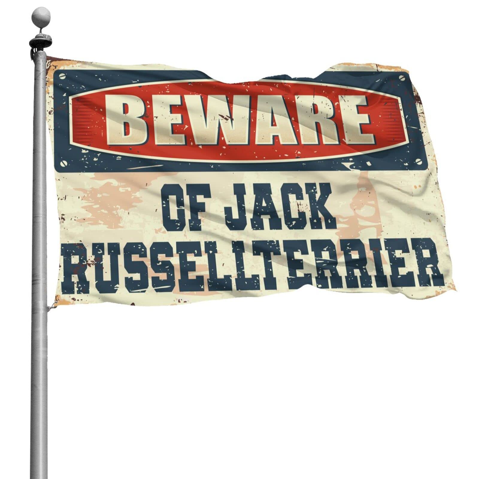 Drapeau de chambre Jack Russell 152x244 résout le manque de déco murale originale