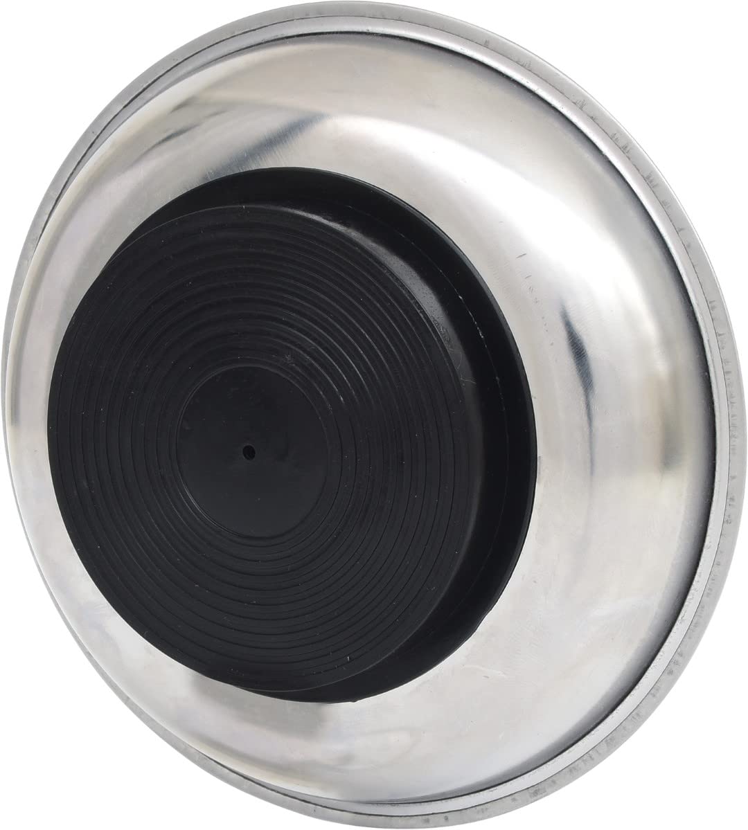 KS Tools 800.0150 - Soucoupe magnétique 150mm - Pour préserver les vis et autres petites pièces métalliques - Aimant gainé en caoutchouc - En Inox - Surface polie (Lot de 2)