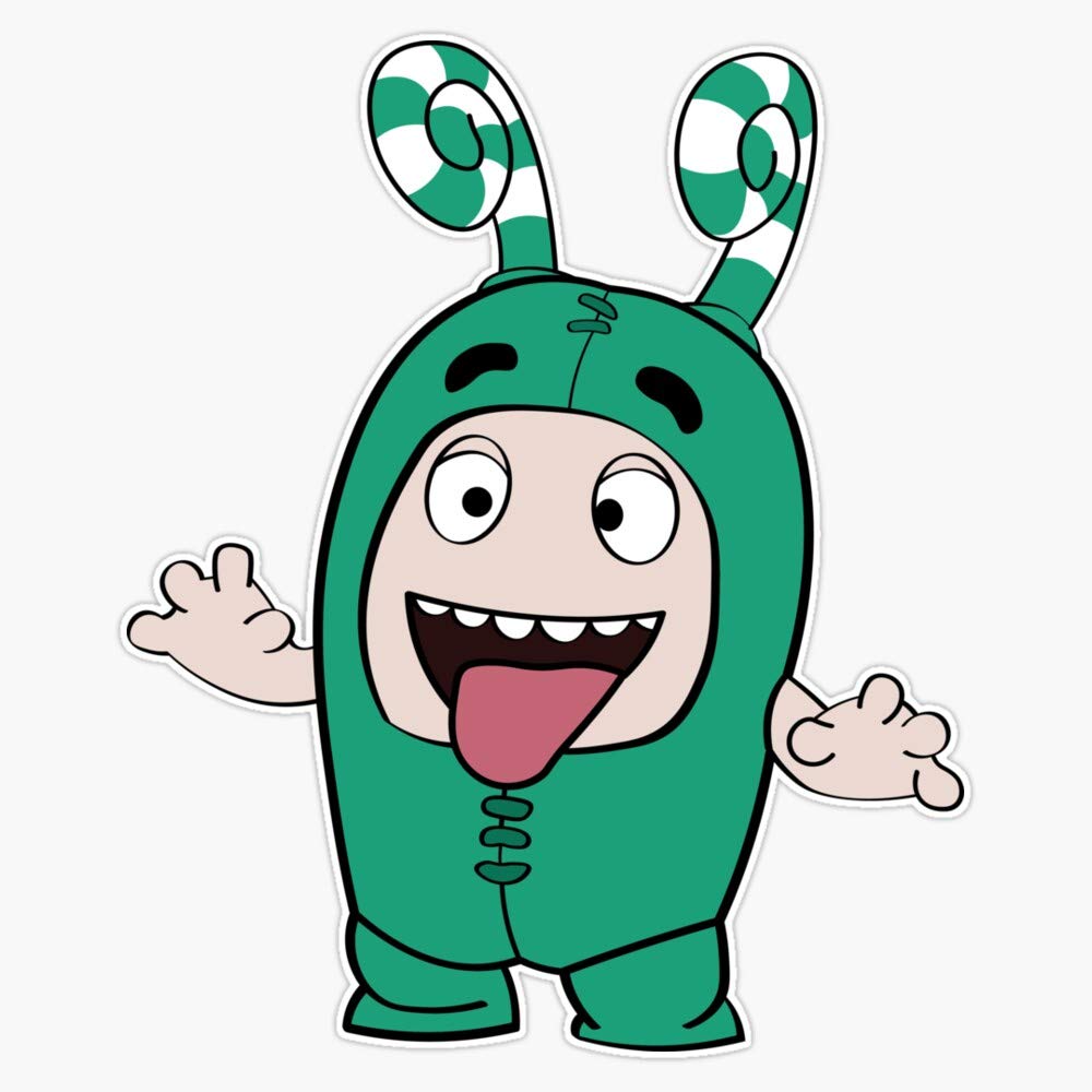 Oddbods Zee Sticker Decal Bumper Sticker 5"