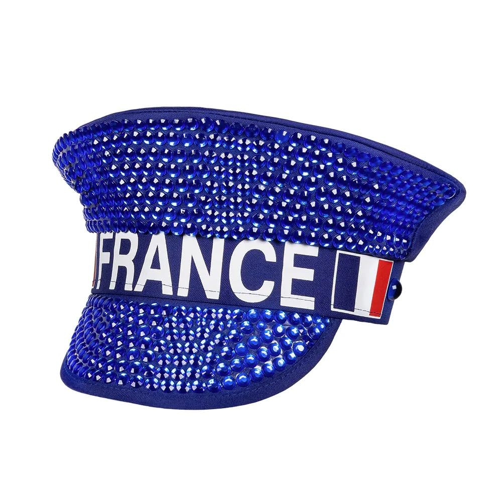 Boland 61991 - France Unisex Adult Hat European Championship World Cup Fan Merchandise Carnival Theme Party
