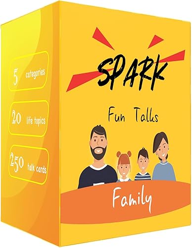 Miniatura 1 de Paquete familiar de 250 tarjetas de conversación  Despierta diversión y charlas profundas entre padres e hijos  Diseñado por expertos para cenas,