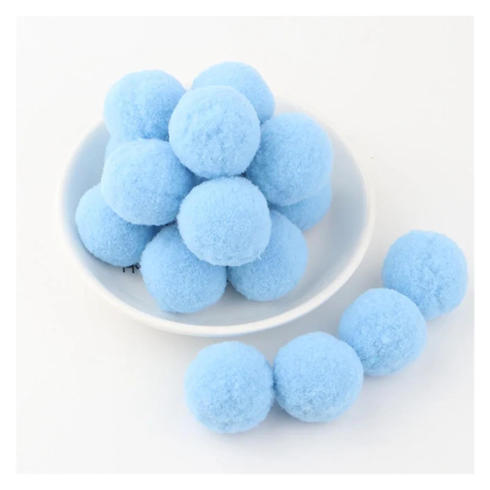 Pompon per lavori creativi Palline con pompon di peluche morbidi e soffici