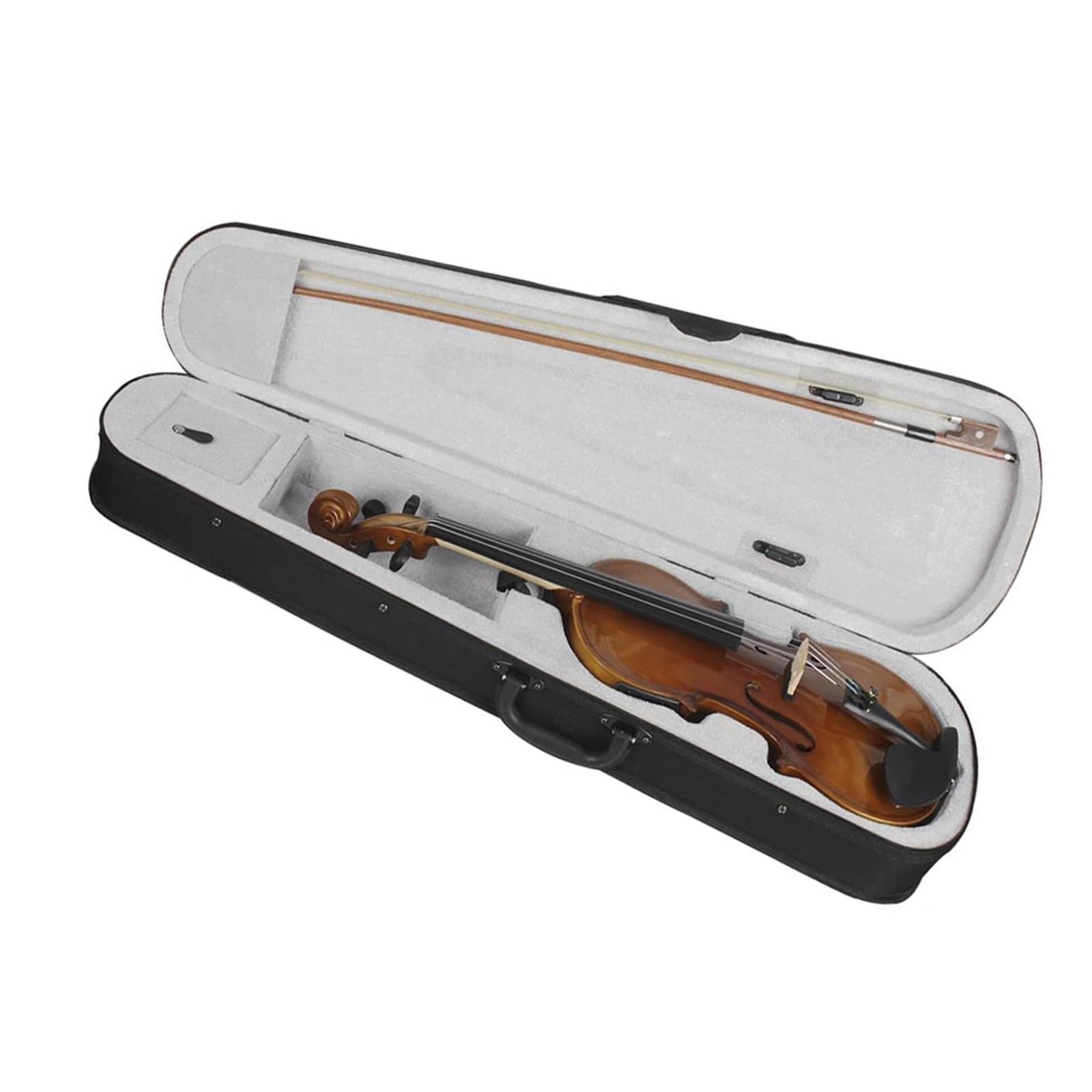 Violino Elettrico 4/4 In Legno Massello Accessorio Per Strumento A Corde Professionale Violino