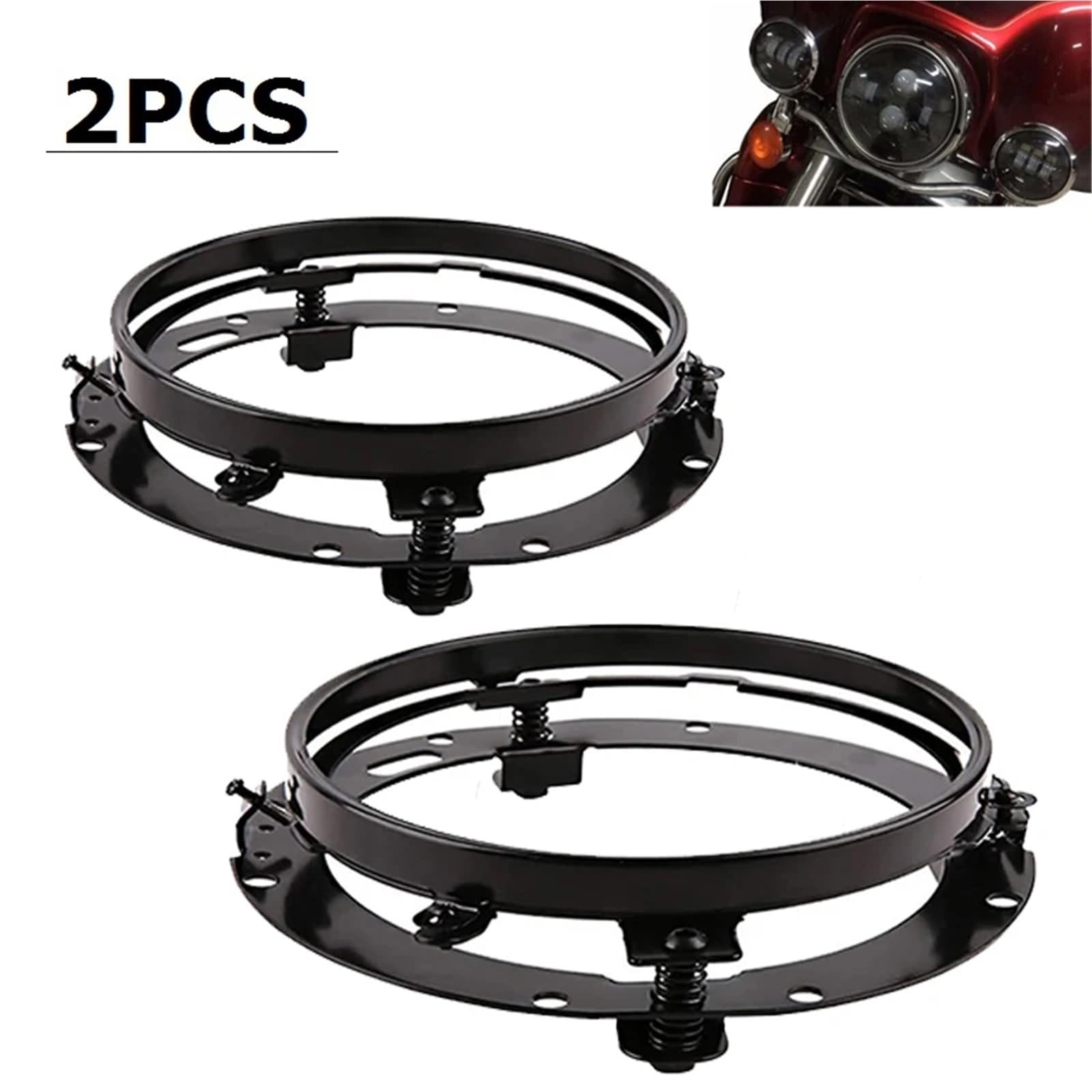 1 szt./2 . Uchwyt montażowy do 7-calowego pierścienia reflektora uchwytu lampy pasuje Jeep Wrangler JK TJ motocykl Uchwyt lampy przedniej