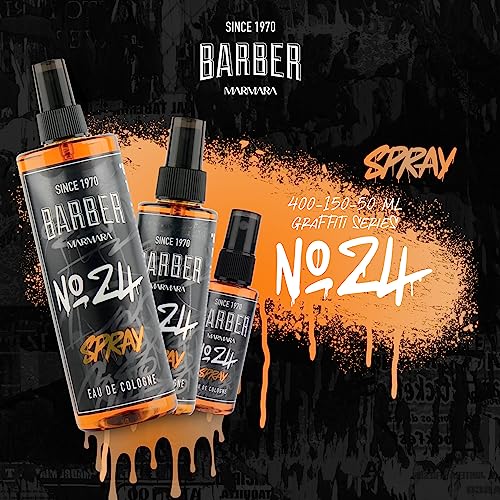 Barber Marmara Grafitti Mix Mini Eau de Cologne Gift Set for Men 5x50ml | Travel Size Aftershave Cologne Collection | Long Lasting Fresh Fragrance | Perfume Sample Set for Men - Image 6