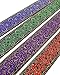 Palmette Patterns Jacquard Ribbon Woven Fabric Ribbons Fabric Trim Fringe for Apparel Accessories Embellishment Straps Belts Collars Width 1.3inch by 7.6yards (Purple)
