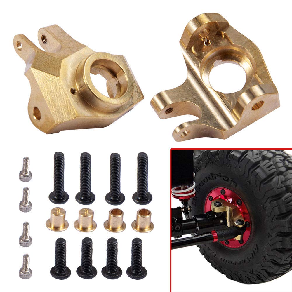 Brass Heavy Duty Front Steering Knuckle for 1/10 RC Axial SCX10 II Honcho 90046 48g/pc
