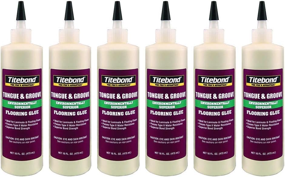Titebond Tongue & Groove Flooring Glue 2104 (6 bottles)